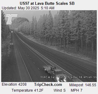 US97 at Lava Butte Scales SB